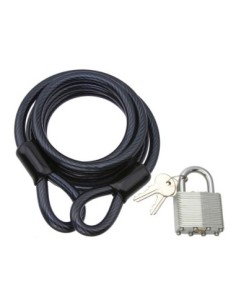 Cable Lock 10mm x 72 Black.
